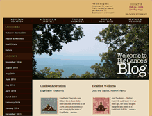 Tablet Screenshot of blog.bigcanoe.com